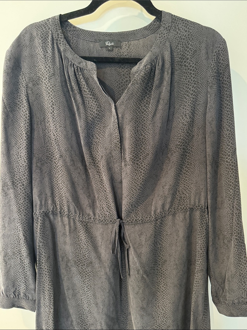 RAILS silk Snake print Dress